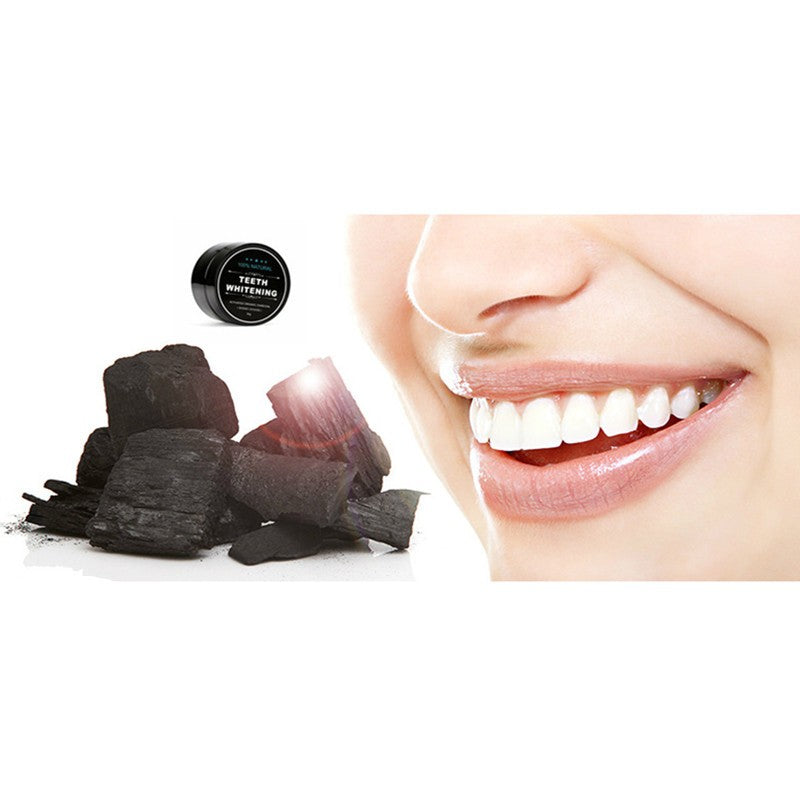 100 % Natural Coconut Charcoal Teeth Whitening Powder