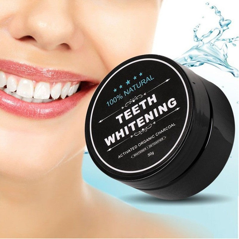 100 % Natural Coconut Charcoal Teeth Whitening Powder
