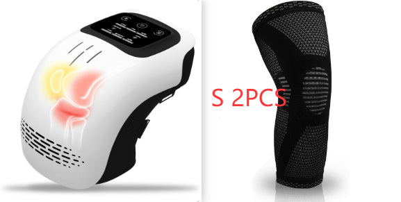 Rechargeable Heating Knee Massager for Pain Relief with Infrared Laser Vibration