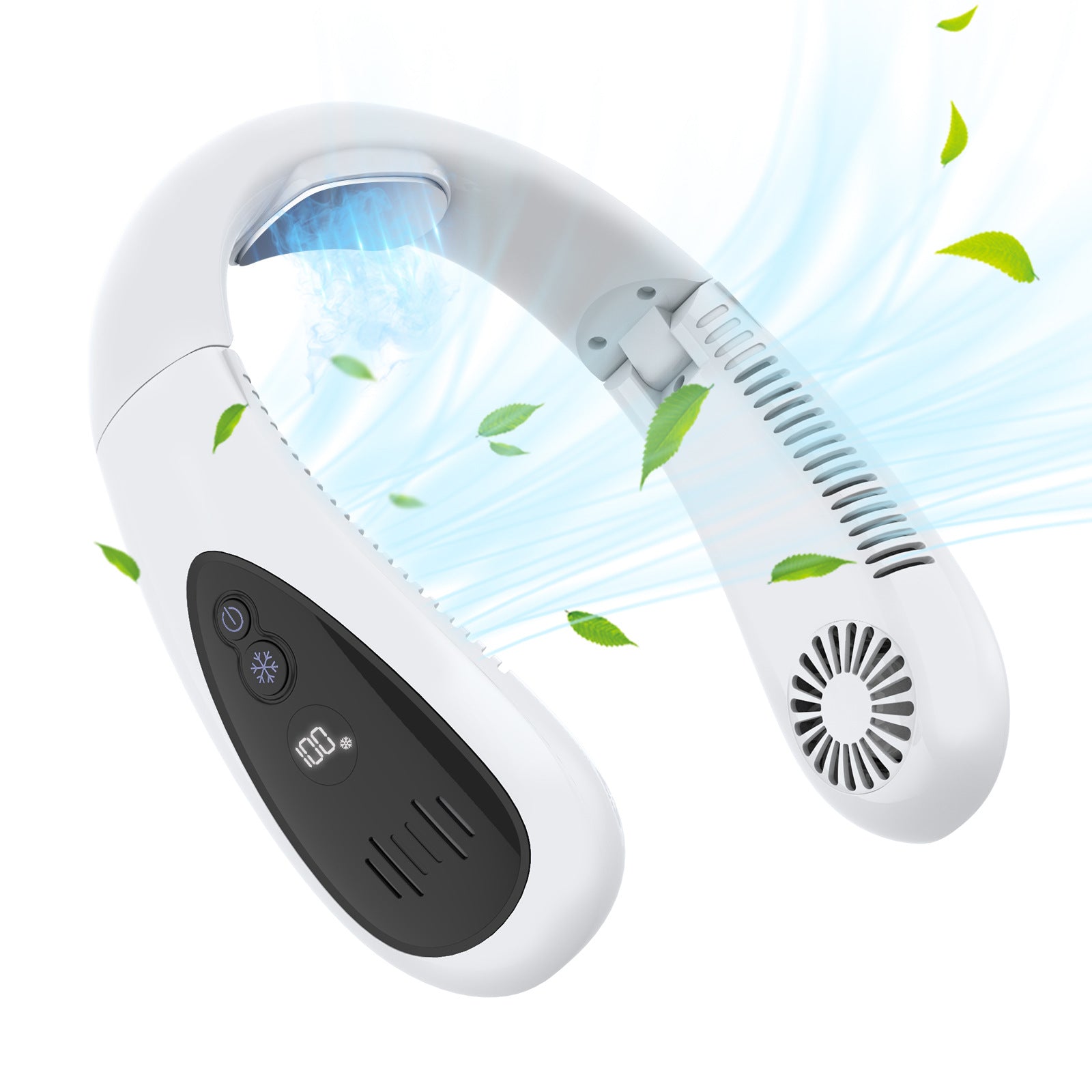 High quality Foldable Neck cooling Fan with long battery life.