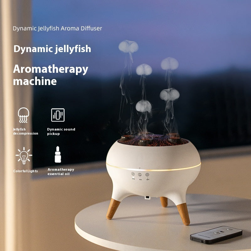 Jellyfish Ultrasonic Air Humidifier with Remote Control Aroma Diffuser