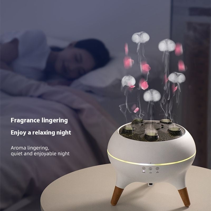 Jellyfish Ultrasonic Air Humidifier with Remote Control Aroma Diffuser