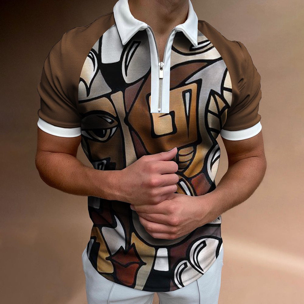 Men's POLO T-Shirt Unique design, stylish and beautiful.