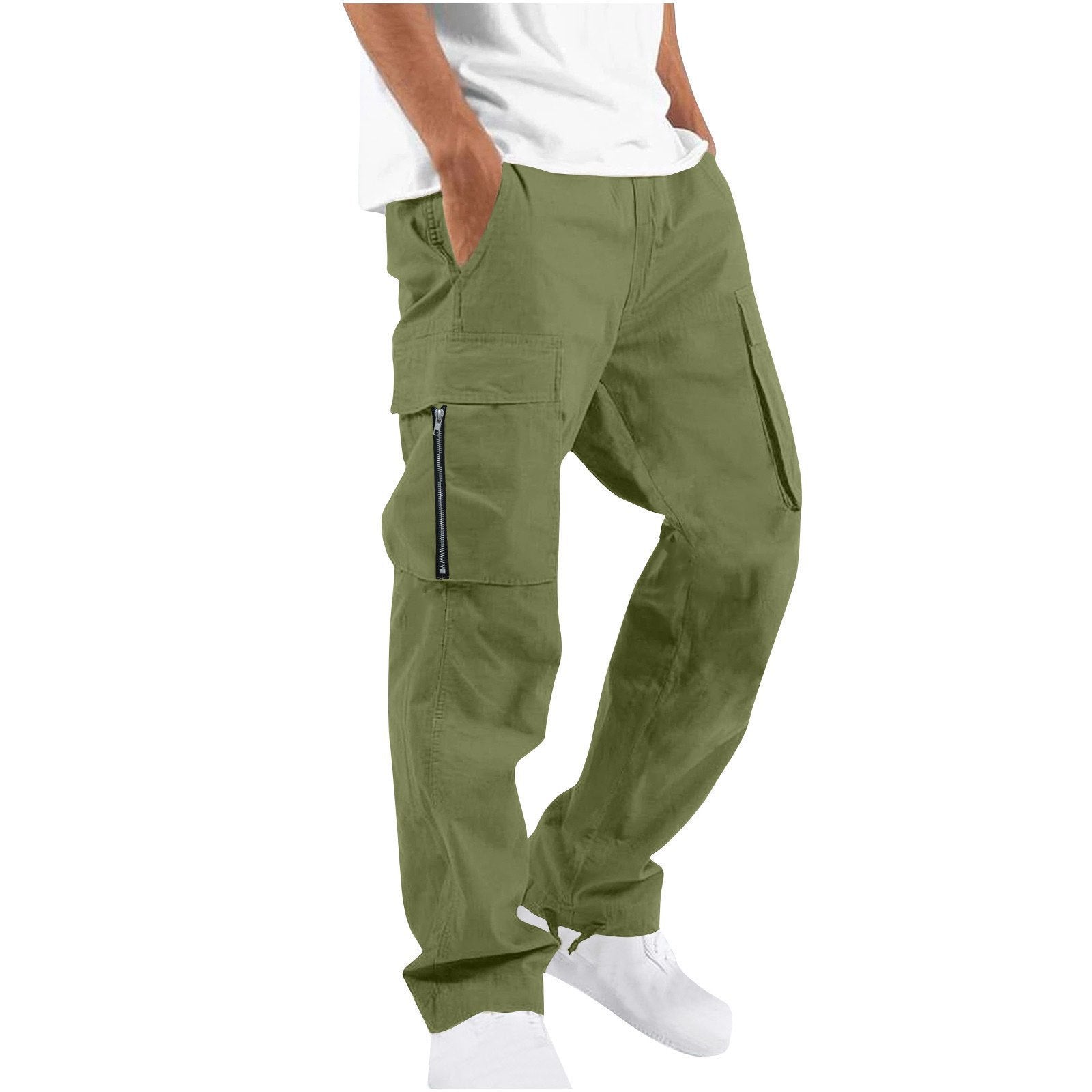 Men's Multi-Pocket Casual Work Trousers