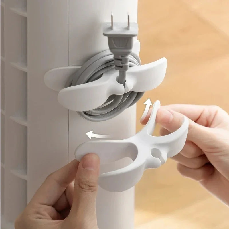 Kitchen Cord Organizer – Secure Appliance Wire & Plug Holder, Power Cable Winder with Clips for Tidy Storage