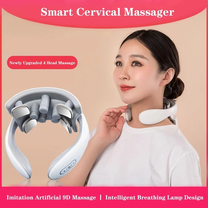 Rechargeable Smart Vibration Neck Massager