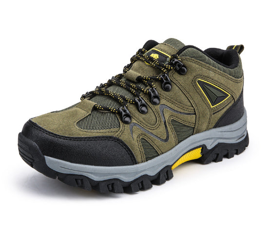 Men's Suede Low Top Hiking Shoes for Outdoor Sports