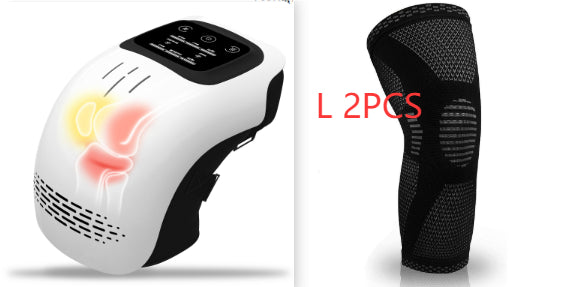 Rechargeable Heating Knee Massager for Pain Relief with Infrared Laser Vibration
