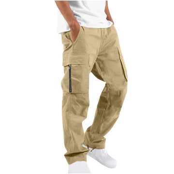 Men's Multi-Pocket Casual Work Trousers